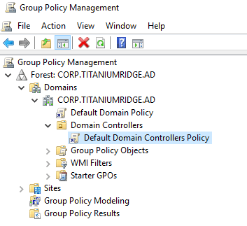 Group Policy Management Console